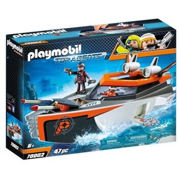 Playmobil Echipa De Spioni Cu Barca Turbo