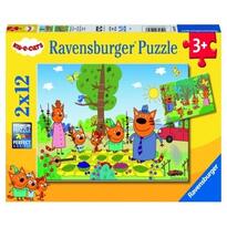 Puzzle Kid E Cats, 2x12 Piese