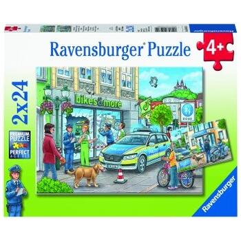 Ravensburger Puzzle Ancheta Politie, 2x24 Piese