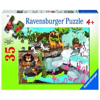 Ravensburger Puzzle Animale De La Zoo, 35 Piese