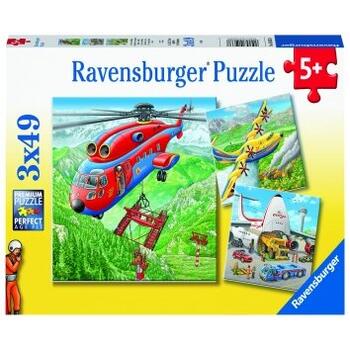 Ravensburger Puzzle Deasupra Norilor, 3x49 Piese