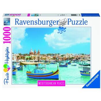 Ravensburger Puzzle Malta Mediteraneana, 1000 Piese