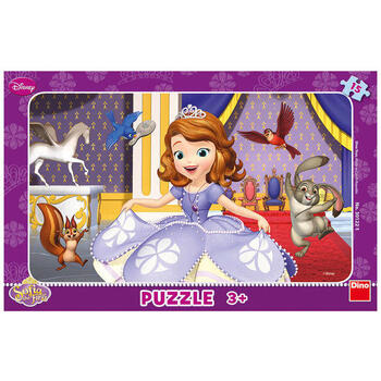 Dino Puzzle copii - Printesa Sofia (15 piese)