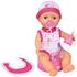 Papusa Simba New Born Baby 30 cm Bebe Darling cu olita si bavetica roz inchis