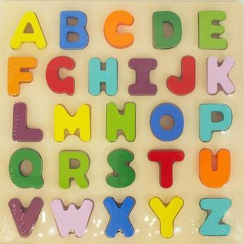 Baby Mix Joc puzzle din lemn Alfabetul