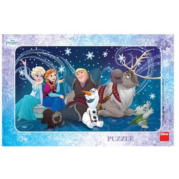 Dino Puzzle - Frozen Snowflakes (15 piese)