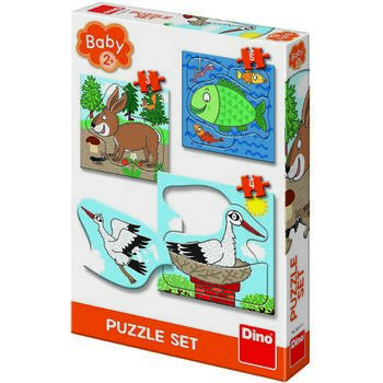 Dino Baby Puzzle - Unde locuiesc animalele?
