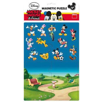 Dino Puzzle magnetic - Mickey si prietenii (16 piese)