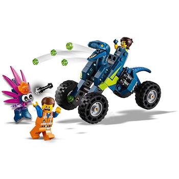 LEGO ® Masina de teren extrema a lui Rex!