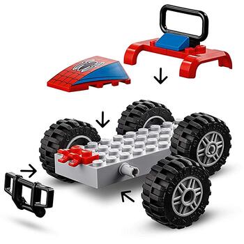LEGO ® Urmarirea cu masina a lui Spider-Man