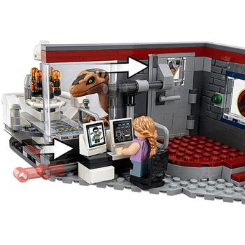 LEGO ® Urmarirea Velociraptorului din Jurassic Park