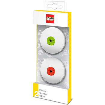 LEGO ® Set 2 radiere LEGO - rosu si verde - 51519