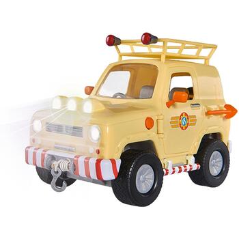 Masina Simba Fireman Sam Tom`s 4x4 cu 1 figurina si accesorii
