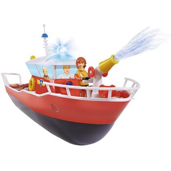Barca Dickie Toys Fireman Sam Titan cu telecomanda si figurina Sam
