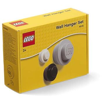 LEGO ® Cuier LEGO - 3 bucati: alb, negru si gri