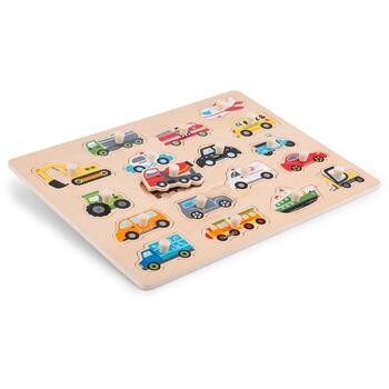 New Classic Toys Puzzle lemn Vehicule