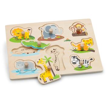 New Classic Toys Puzzle lemn Safari
