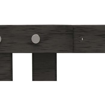 Noma Poarta de siguranta extensibila 64 - 100 cm, lemn negru