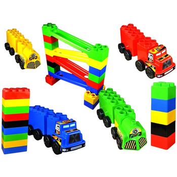 Super Plastic Toys Set de constructie gigant Car Race