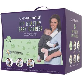 Clevamama Marsupiu ergonomic pentru bebelusi si copii, multiple pozitii