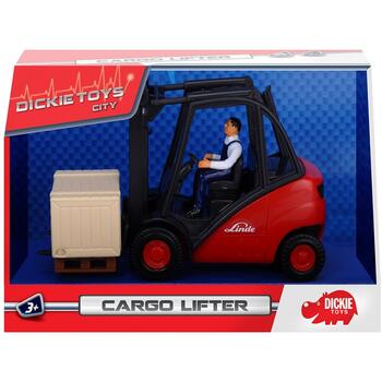 Stivuitor Dickie Toys Cargo Lifter cu accesorii
