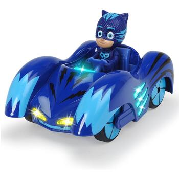 Masina Dickie Toys Eroi in Pijama Mission Racer Cat-Car cu figurina