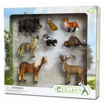 Collecta Set 8 figurine Animale din padure