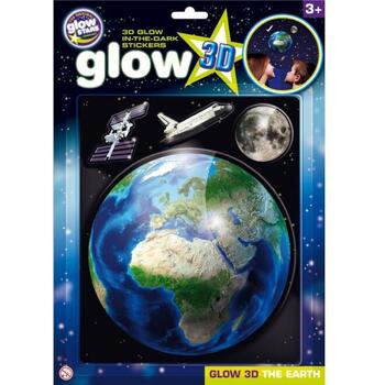 Brainstorm Toys Stickere 3D - Planeta Pamant The Original Glowstars Company B8105