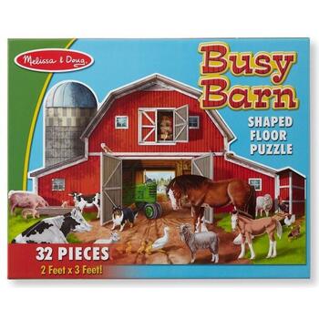Melissa & Doug Puzzle de podea Ferma cu animale