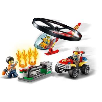 LEGO ® Interventie cu elicopterul de pompieri