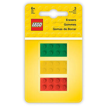 LEGO ® Set 3 radiere LEGO