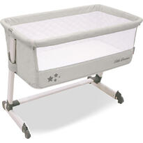 Patut co-sleeper Side Crib Light Grey