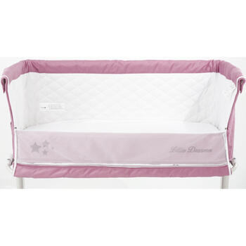 Asalvo Patut co-sleeper Side Crib Pink