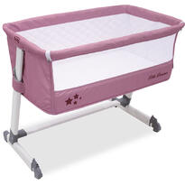 Patut co-sleeper Side Crib Pink