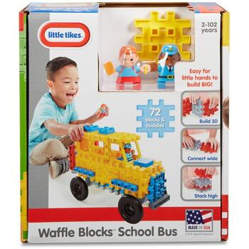 Little Tikes Blocuri de constructie - Autobuz scolar