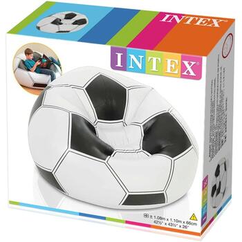 Intex Fotoliu gonflabil Minge fotbal 108 x 110 x 66 cm