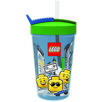 LEGO ® Pahar LEGO Iconic cu pai