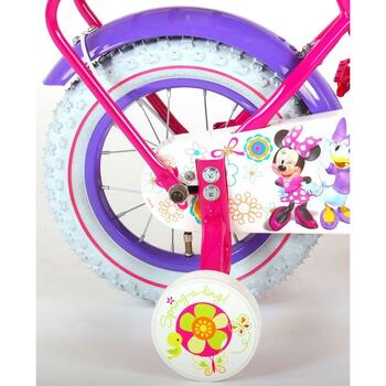 E&L Cycles Bicicleta E&L Minnie Mouse 12 inch cu portbagaj