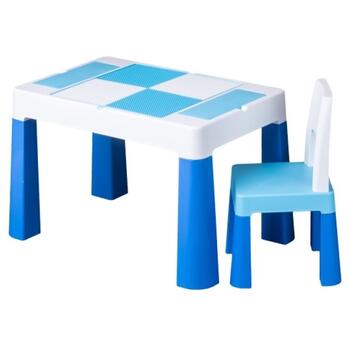 Tega Set masuta cu scaun Lego Multifun - albastru