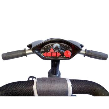 Baby Mix Tricicleta multifunctionala cu sunete si lumini Lux Trike dark grey