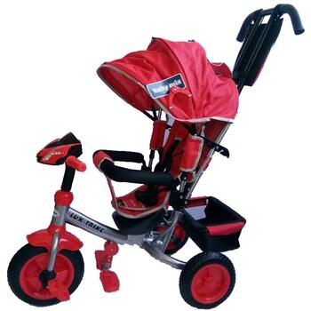 Baby Mix Tricicleta multifunctionala cu sunete si lumini Lux Trike Red