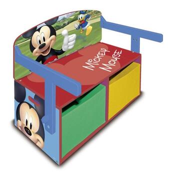 Arditex Mobilier 2 in 1 pentru depozitare jucarii Mickey Mouse