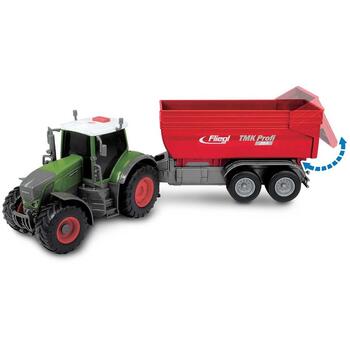 Dickie Toys Tractor Fendt 939 Vario cu remorca 41 cm