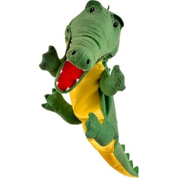 Fiesta Crafts Marioneta de mana Crocodil Mare