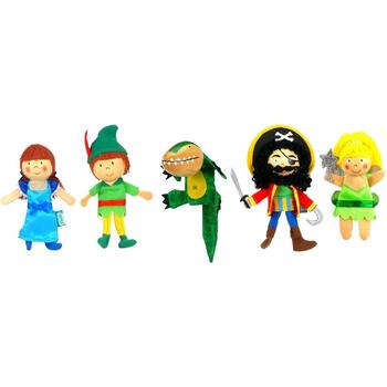 Fiesta Crafts Set 5 Marionete pentru deget Peter Pan