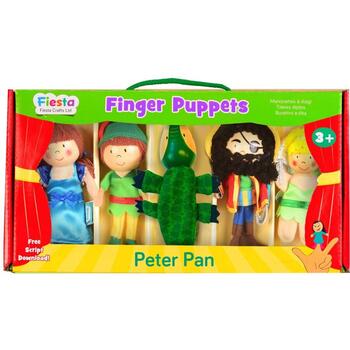 Fiesta Crafts Set 5 Marionete pentru deget Peter Pan