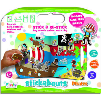 Fiesta Crafts Stickere Pirati Stickabouts