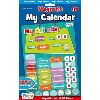 Fiesta Crafts Calendarul meu magnetic, 20x26 cm