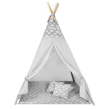 Iso Trade Cort copii XXL Teepee, Cort, Covoras, 3 Perne