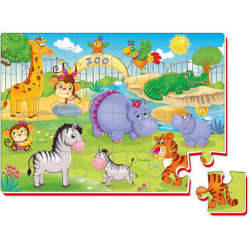 Roter Kafer Puzzle Zoo 24 piese